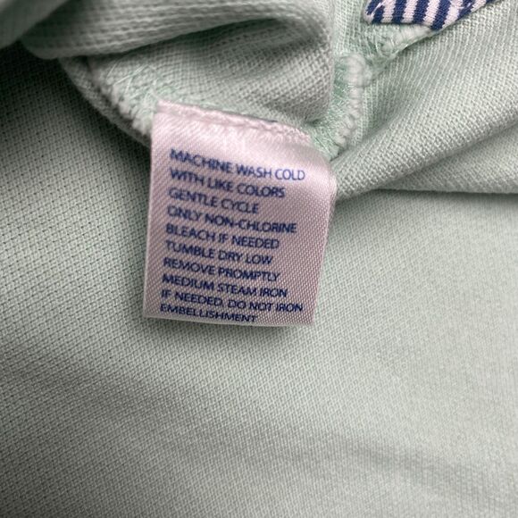 Southern Tide Mens size Large Polo Shirt Medium Light Mint Green Fish Logo - Picture 13 of 15